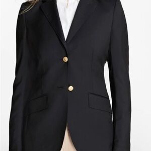 Brooks Brothers Black Blazer with Gold Accents